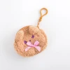 Dibujos animados pequeños animales peluche cero billetera estudiante mano pequeña billetera chica exquisita mini bolsa auriculares bolsa de almacenamiento Specification image
